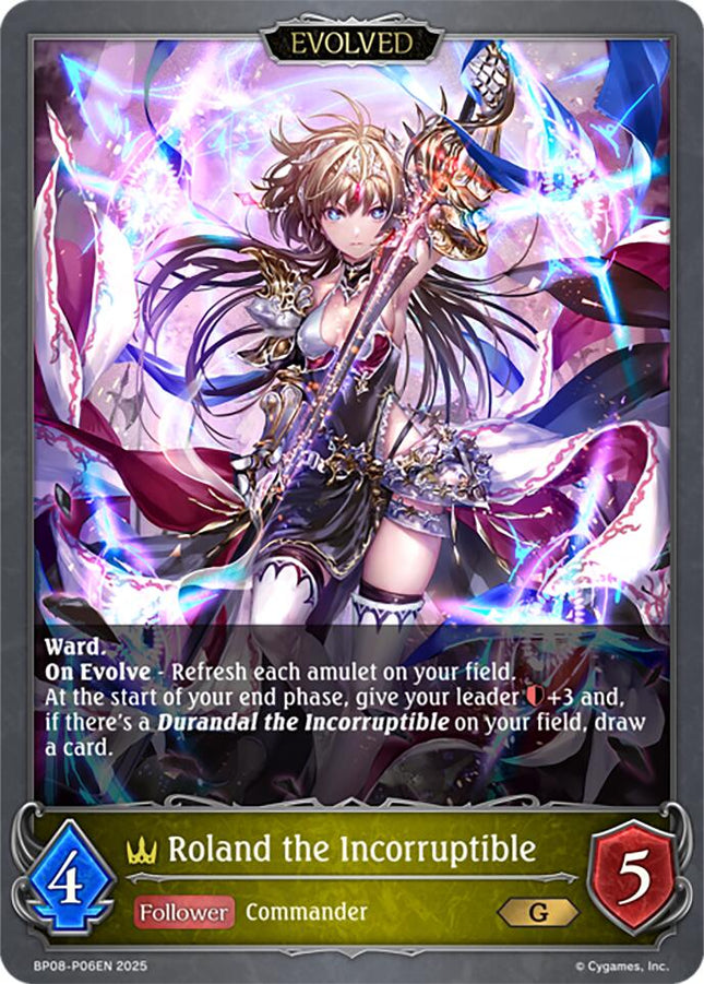 Roland the Incorruptible (Evolved) - P06EN (Foil) [BP08 - BP08-P06EN]
