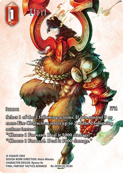 Ifrit (Full Art) [LGC - Re-003H/20-003H]