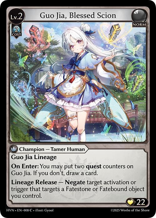 Guo Jia, Blessed Scion - Abyssal Heaven (HVN)