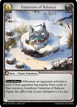 Fatestone of Balance // Woodland Shoats [HVN - 045]