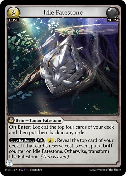Idle Fatestone // Bolstered Boar - Abyssal Heaven (HVN)