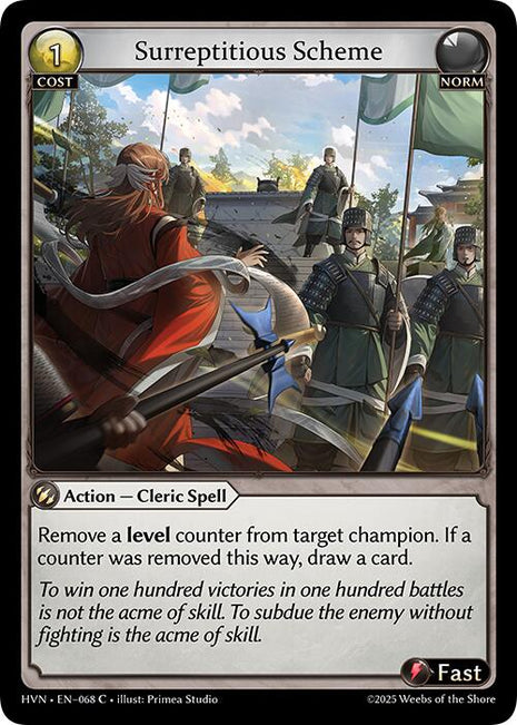 Surreptitious Scheme [HVN - 068]