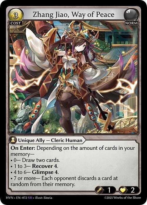 (FOIL) Zhang Jiao, Way of Peace - Abyssal Heaven (HVN)