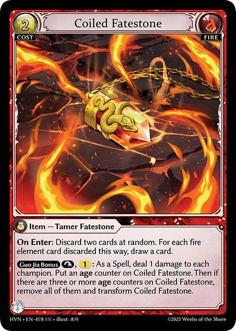 Coiled Fatestone // Serpentine Judicator [HVN - 078]