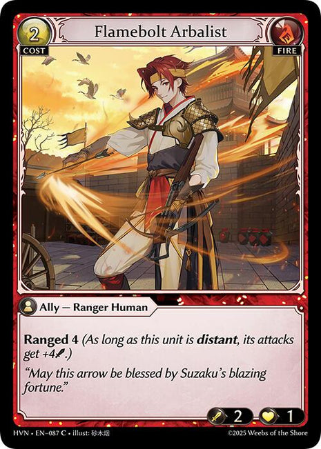 Flamebolt Arbalist [HVN - 087]