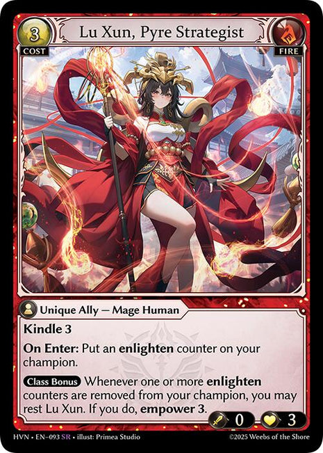 Lu Xun, Pyre Strategist [HVN - 093]