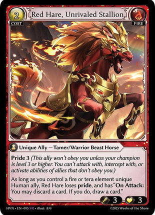 Red Hare, Unrivaled Stallion