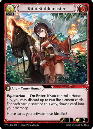 Ritai Stablemaster [HVN - 098]