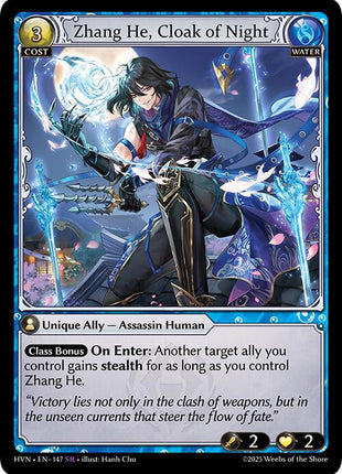 Zhang He, Cloak of Night [HVN - 147]