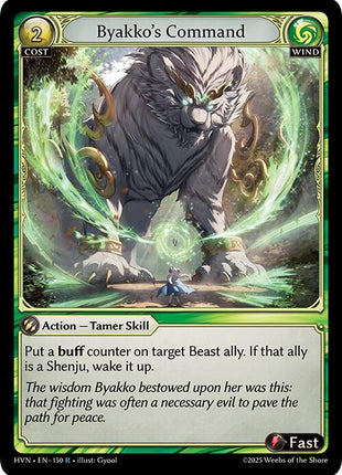 Byakko's Command [HVN - 150]