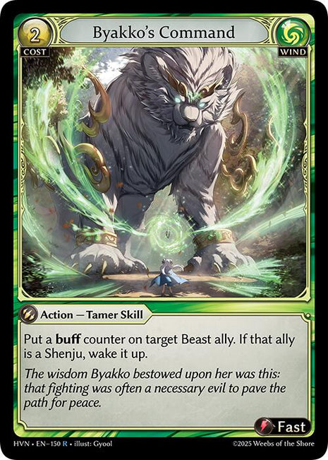 Byakko's Command [HVN - 150]