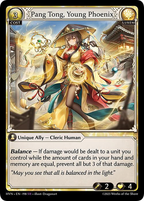 Pang Tong, Young Phoenix [HVN - 198]