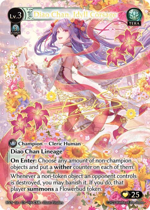 Diao Chan, Idyll Corsage (CSR) [HVN - 006]