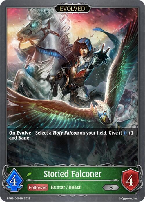 Storied Falconer (Evolved) - BP09: Duet of Dawn and Dusk (BP09)
