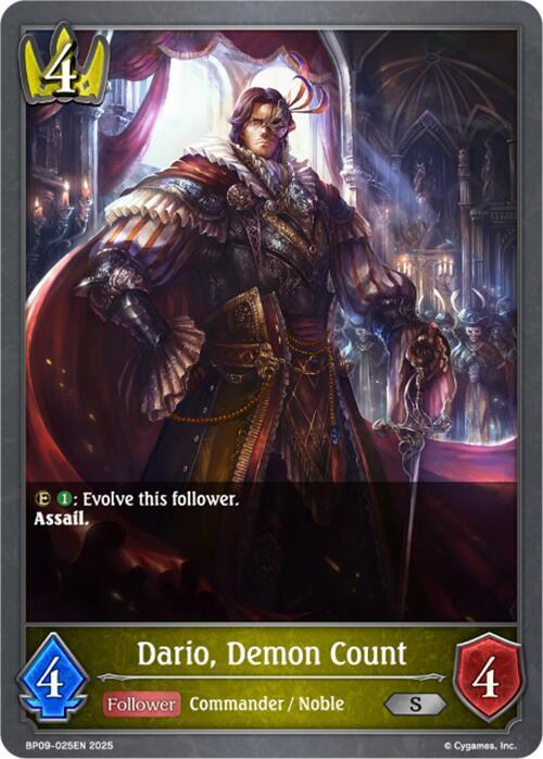 Dario, Demon Count - BP09: Duet of Dawn and Dusk (BP09)