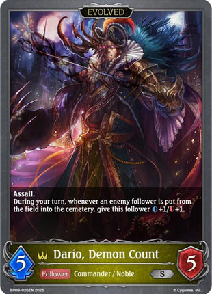 Dario, Demon Count (Evolved) [BP09 - BP09-026EN]