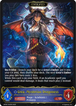Grea, Mysterian Dragoness (Evolved) [BP09 - BP09-040EN]