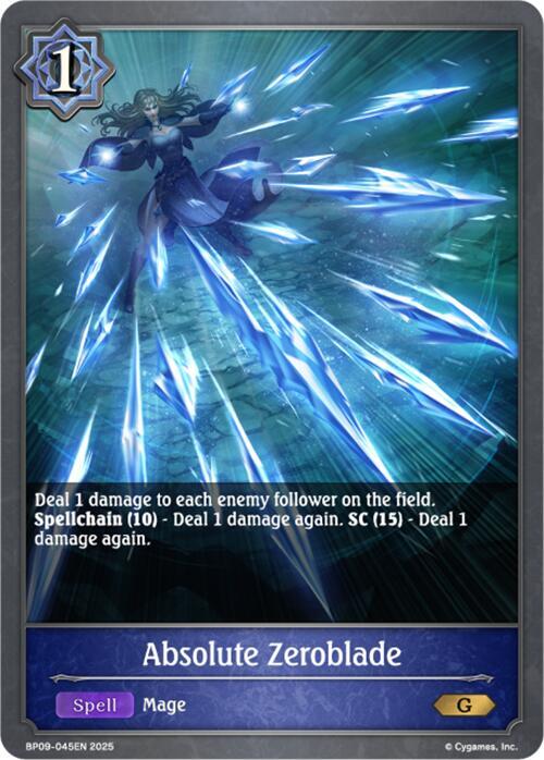 Absolute Zeroblade - BP09: Duet of Dawn and Dusk (BP09)
