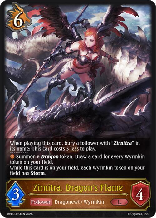 Zirnitra, Dragon's Flame - BP09: Duet of Dawn and Dusk (BP09)