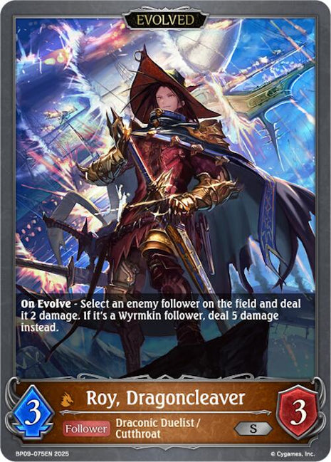 Roy, Dragoncleaver (Evolved) [BP09 - BP09-075EN]