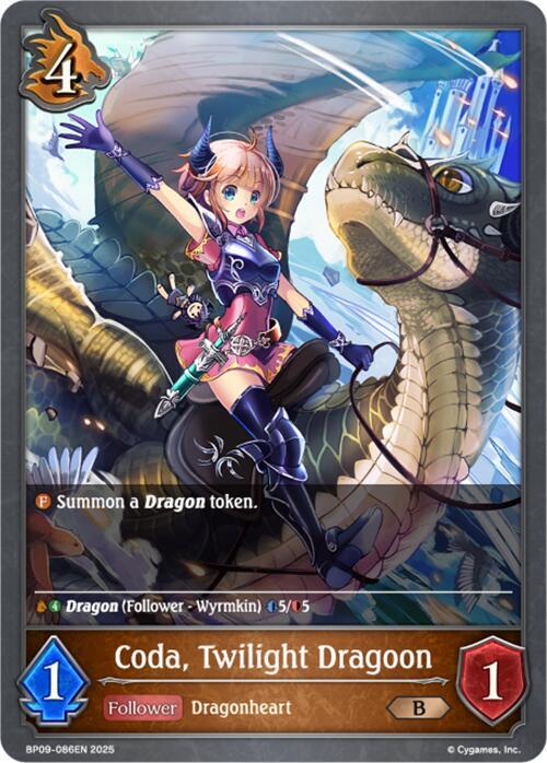 Coda, Twilight Dragoon - BP09: Duet of Dawn and Dusk (BP09)