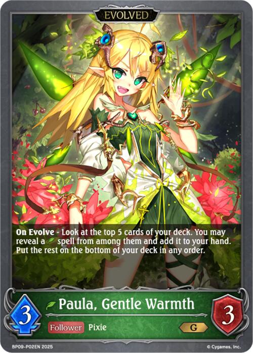 Paula, Gentle Warmth // Paula, Passionate Warmth - P02EN (Foil) [BP09 - BP09-P02EN]