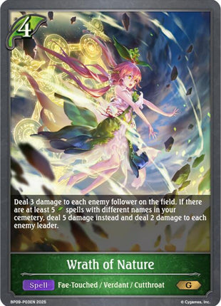 Wrath of Nature - P03EN (Foil) [BP09 - BP09-P03EN]