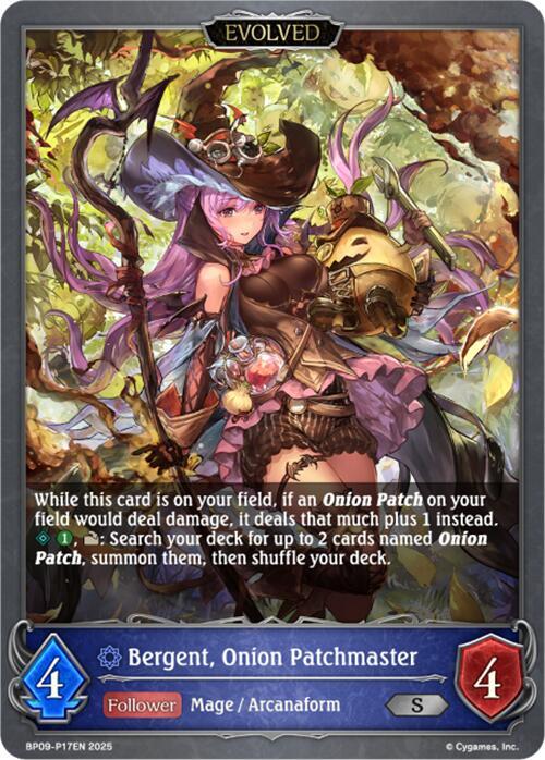 Bergent, Onion Patchmaster (Evolved) - P17EN (Foil) - BP09: Duet of Dawn and Dusk (BP09)