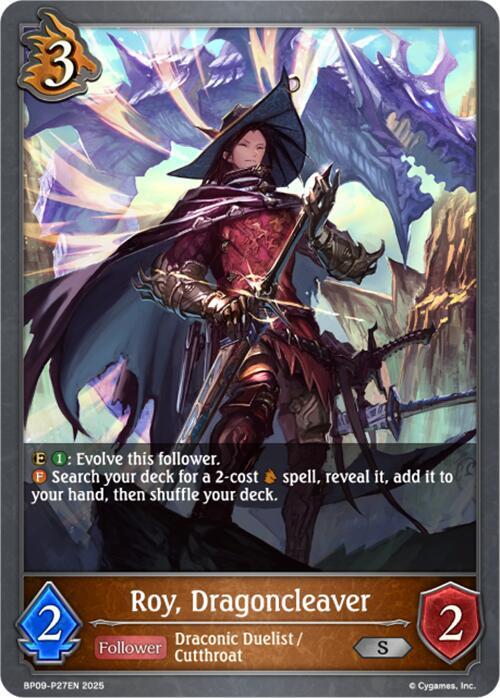 Roy, Dragoncleaver - BP09: Duet of Dawn and Dusk (BP09)