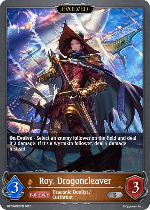 Roy, Dragoncleaver (Evolved) - P26EN (Foil) - BP09: Duet of Dawn and Dusk (BP09)
