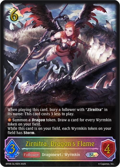 Zirnitra, Dragon's Flame (SL) [BP09 - BP09-SL15EN]
