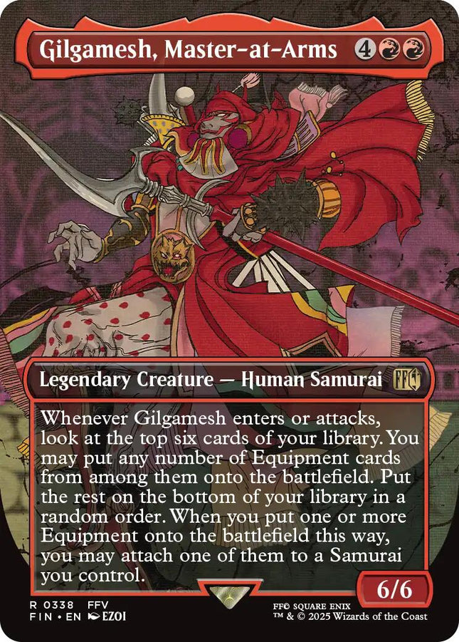 Gilgamesh, Master-at-Arms (Borderless) [FIN - 338]