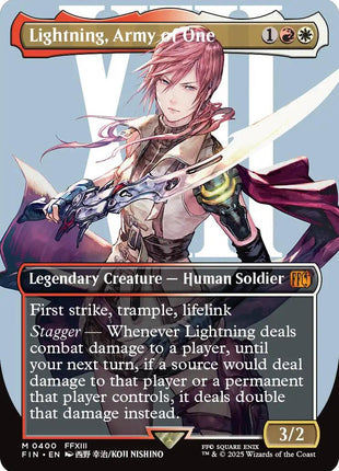 Lightning, Army of One (0400) (Borderless)