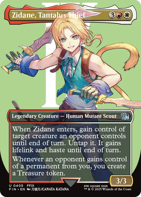 Zidane, Tantalus Thief (Borderless) [FIN - 405]