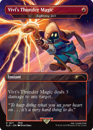 Vivi's Thunder Magic - Lightning Bolt