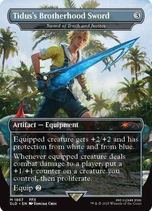 Tidus's Brotherhood Sword - Sword of Truth and Justice