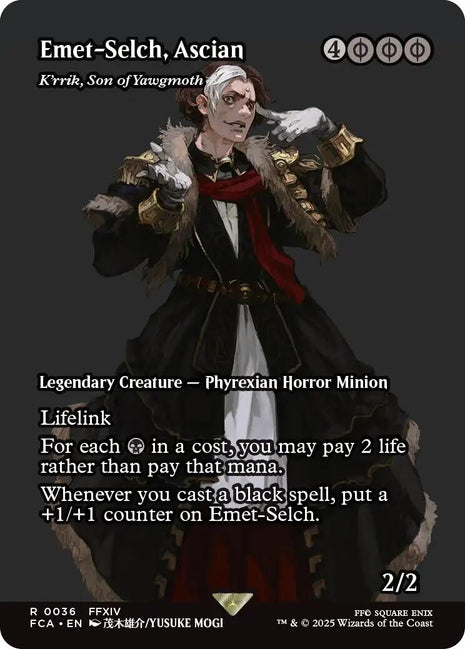 Emet-Selch, Ascian - K'rrik, Son of Yawgmoth (Showcase) [FCA - 36]