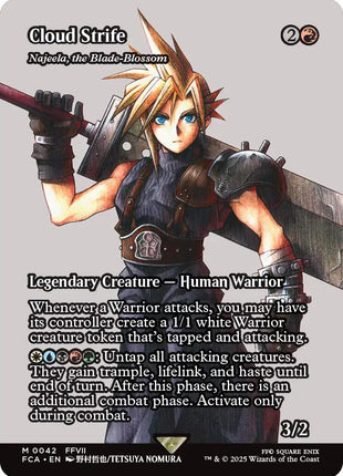Cloud Strife - Najeela, the Blade-Blossom (Showcase) [FCA - 42]