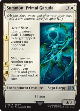 Summon: Primal Garuda [FIN - 37]