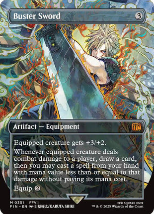 Buster Sword (Borderless) [FIN - 351]