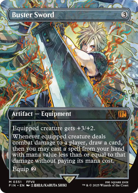 Buster Sword (Borderless) [FIN - 351]