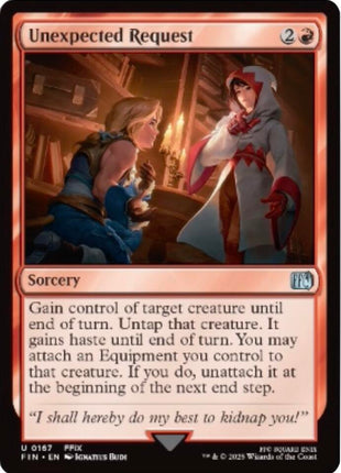 Unexpected Request [FIN - 167]