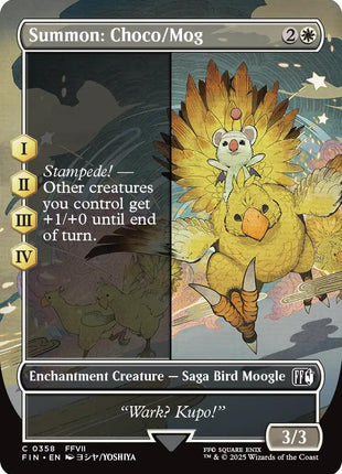 Summon: Choco/Mog (Borderless) [FIN - 358]