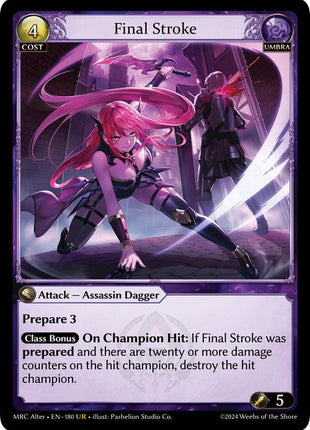 Final Stroke [MH Alter - 180]