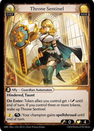 Throne Sentinel [MH Alter - 203]