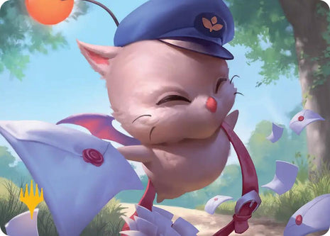 Delivery Moogle Art Card (Gold-Stamped Planeswalker Symbol) [ASFIN - 1]