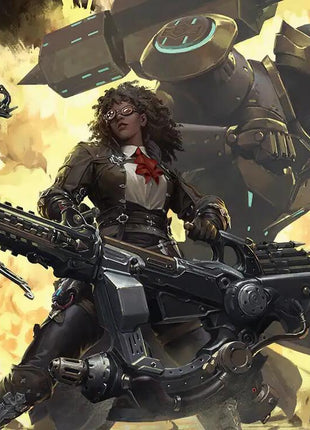 Machinist's Arsenal Art Card (Gold-Stamped Planeswalker Symbol) [ASFIN - 2]