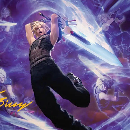 Cloud's Limit Break Art Card (Gold-Stamped Signature) [ASFIN - 23]