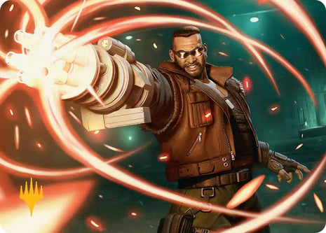 Barret Wallace Art Card (Gold-Stamped Planeswalker Symbol) [AAFIN - 8]