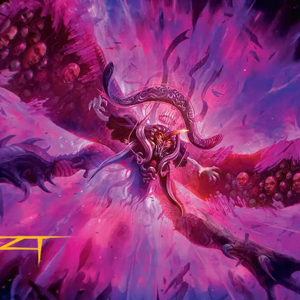 Hades, Sorcerer of Eld Art Card (Gold-Stamped Signature) [AAFIN - 12]